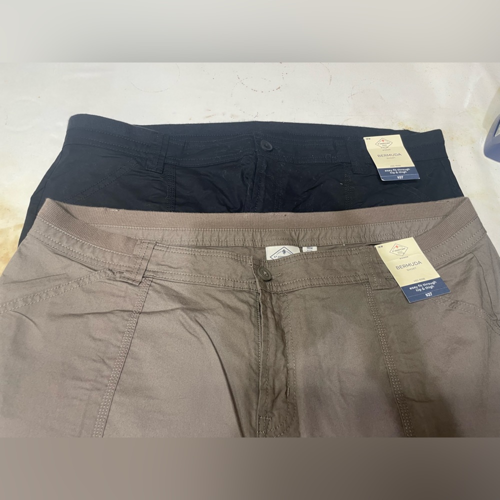 2pair!  St John Bay mud ride Bermuda shorts NWT